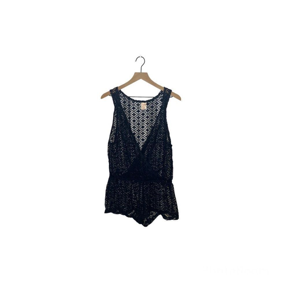 xhilaration Crochet Coverup Romper